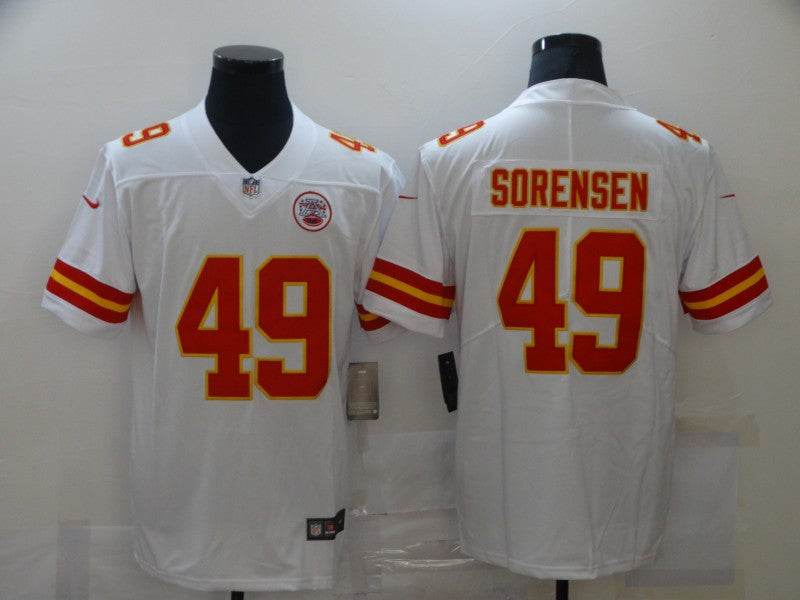 Men's Kansas City Chiefs Daniel Sorensen #49 White Game Jersey1