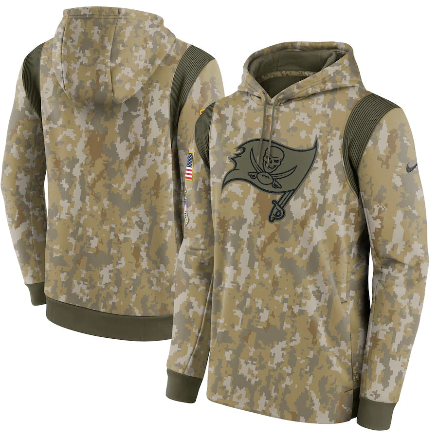 Men's Tampa Bay Buccaneers NFL 2021 Salute to Service Hoodie1 Camouflage