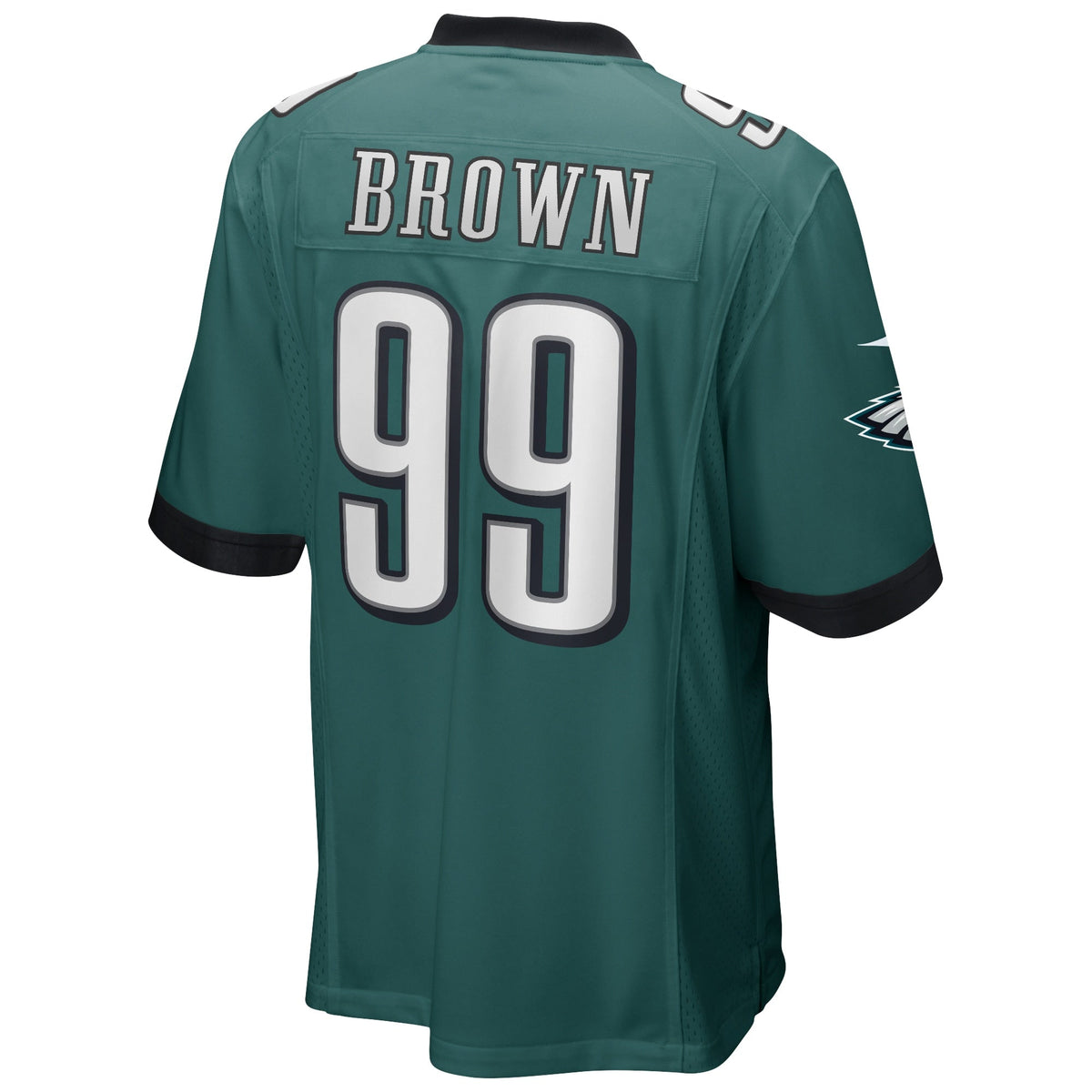 Jerome Brown Philadelphia Eagles Nike Game Retired Jersey - Midnight Green