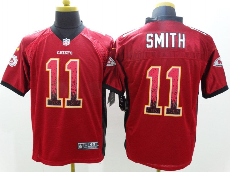 Men's Kansas City Chiefs Alex Smith #11 Red Game Jersey1
