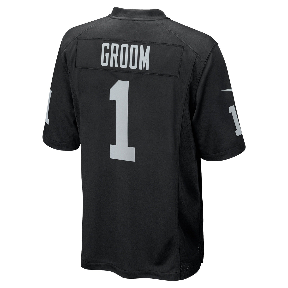 Number 1 Groom Las Vegas Raiders Nike Game Jersey - Black