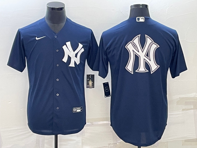 Men's New York Yankees Navy Alternate Player Jersey1