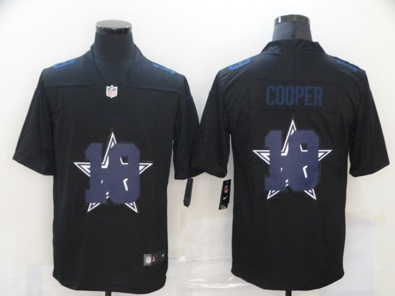 Men's Dallas Cowboys #19 Amari Cooper Black Authentic Game Jersey1