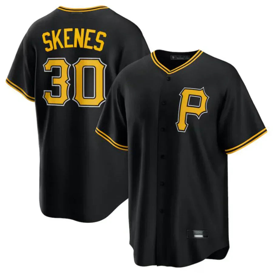 Paul Skenes Pittsburgh Pirates Jersey - Black