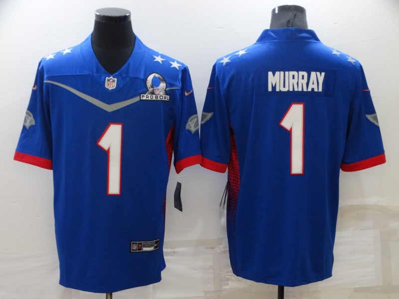 Men's Arizona Cardinals Kyler Murray #1 Blue All Star Game Jersey1