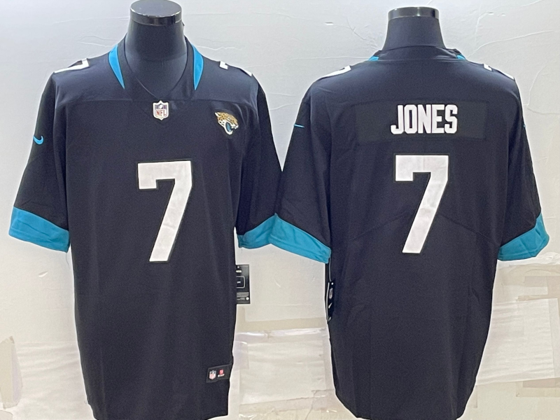 Men's Jacksonville Jaguars Zay Jones #7 Black Game Jersey1