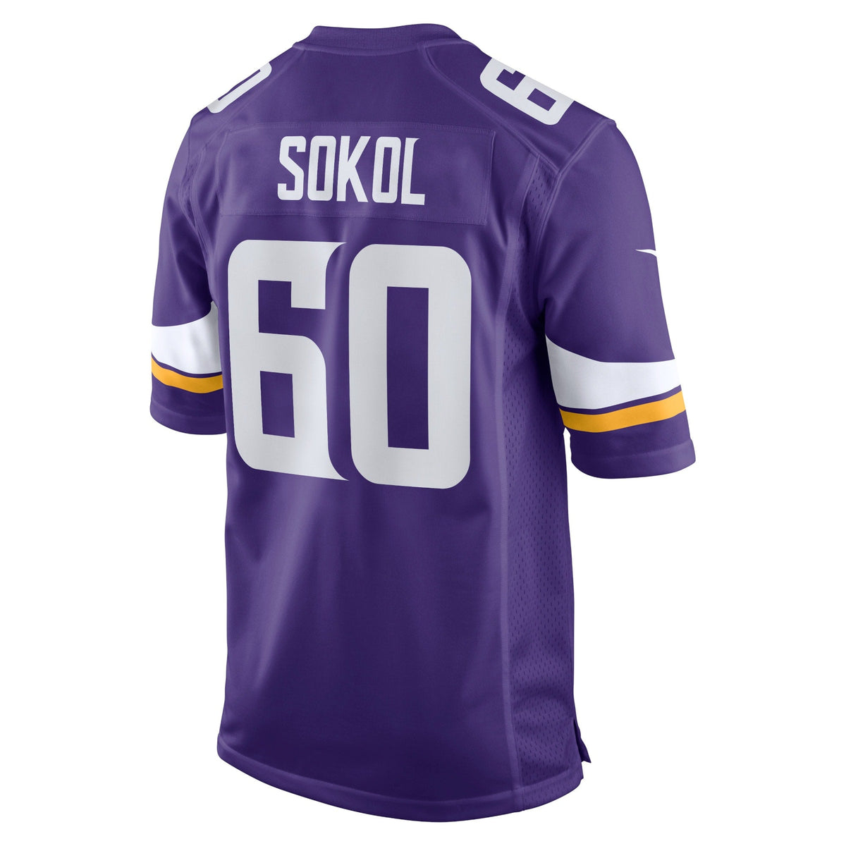 Josh Sokol Minnesota Vikings Nike Home Game Jersey - Purple