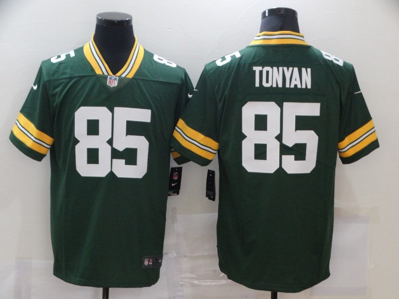 Men's Green Bay Packers Robert Tonyan #85 Green Game Jersey1