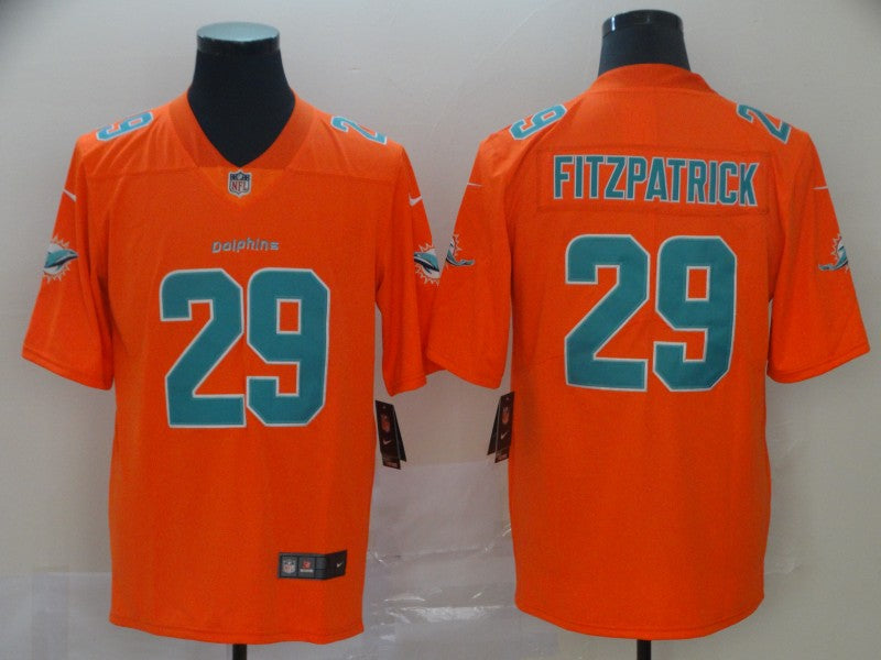 Men's Miami Dolphins Ryan Fitzpatrick #29 Orange Inverted Legend Jersey1