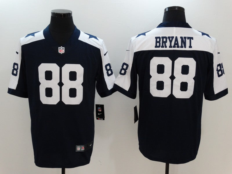 Men's Dallas Cowboys Dez Bryant #88 Navy Game Jersey1