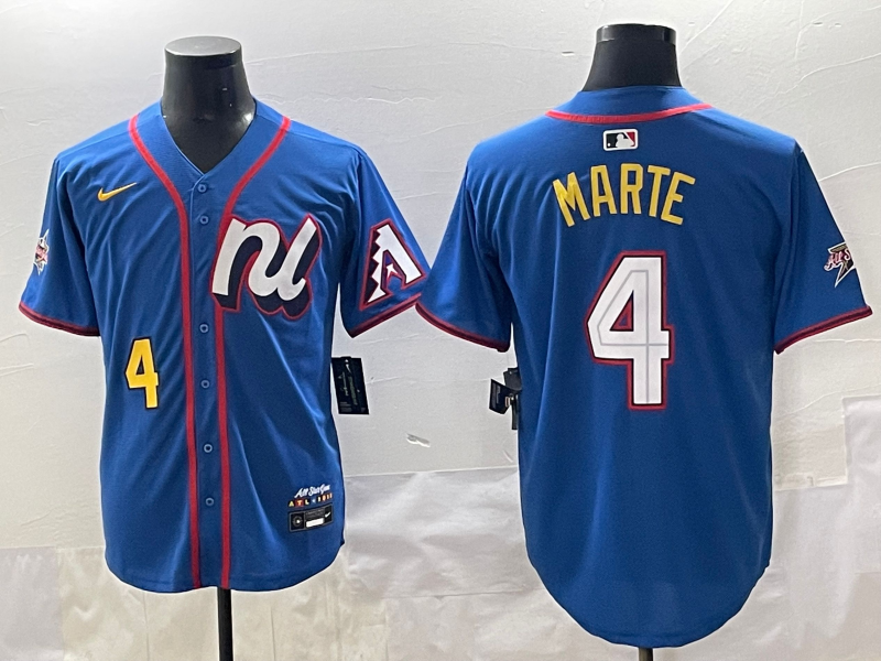 Men's National League Ketel Marte #4 Blue 2025 All-Star Edition Limited Player Jersey