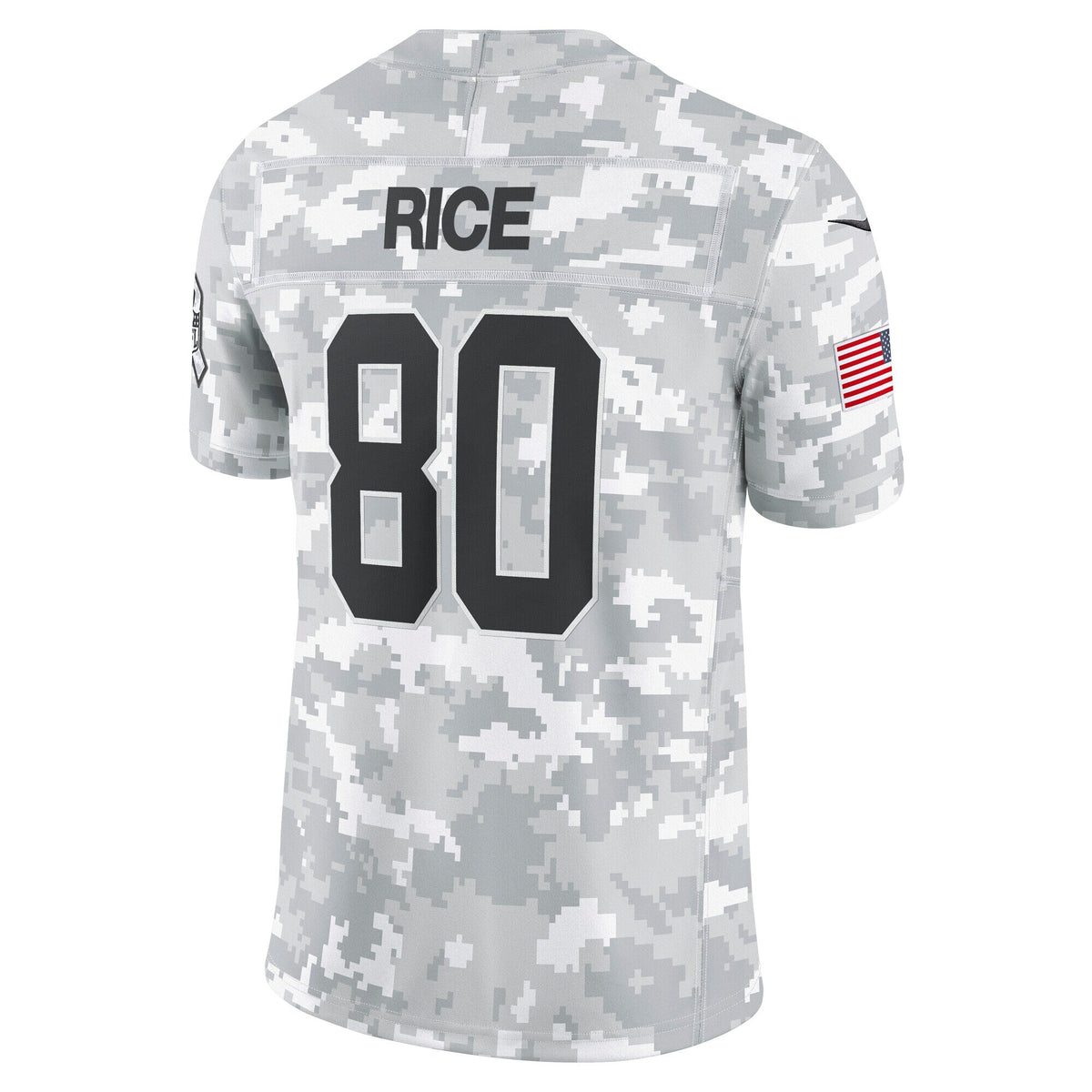 Jerry Rice San Francisco 49ers Nike 2024 Salute to Service Retired Limited Jersey - Arctic Camo