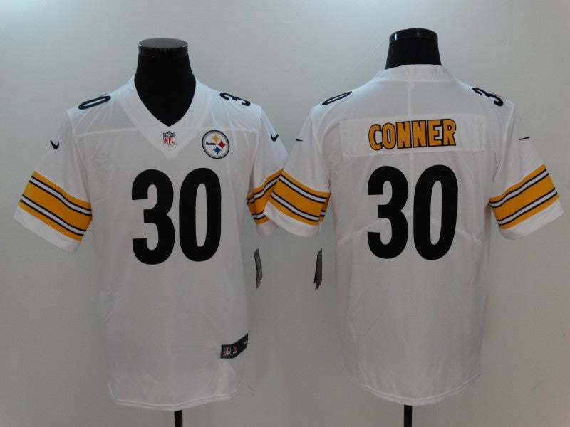 Men's Pittsburgh Steelers James Conner #30 White Vapor F.U.S.E. Limited Jersey1