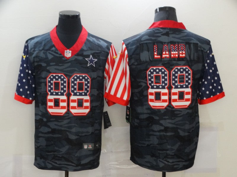 Men's Dallas Cowboys CeeDee Lamb #88 Gray Camouflage Game Player Jersey1