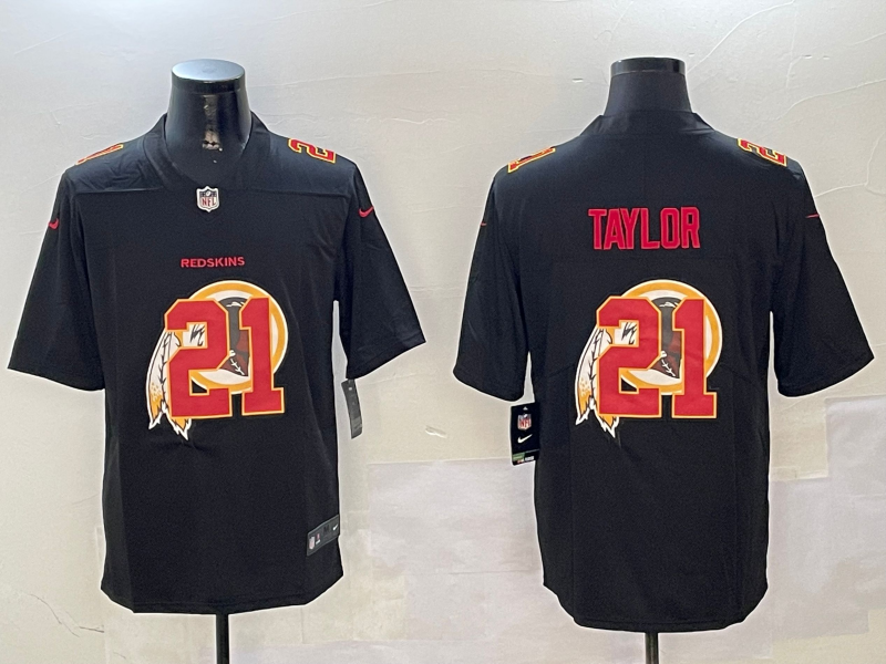 Men's Washington Commanders Sean Taylor #21 Black Player Jersey1
