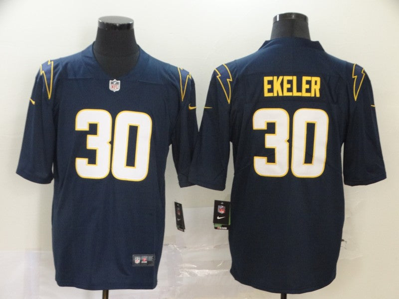 Men's Los Angeles Chargers Austin Ekeler #30 Navy Alternate Game Jersey1