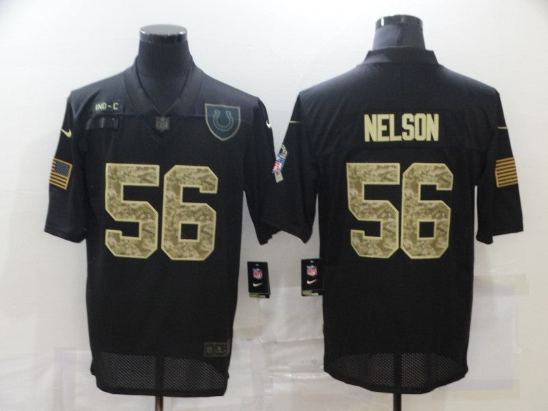 Men's Indianapolis Colts Quenton Nelson #56 Black Game Player Jersey1
