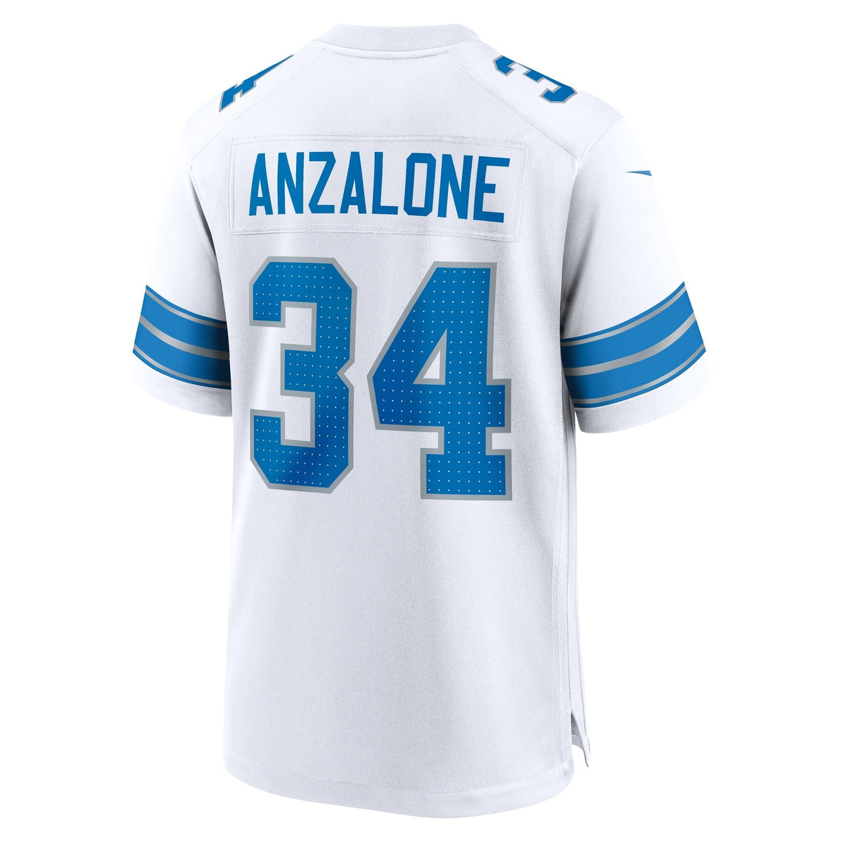 Alex Anzalone Detroit Lions Nike White Game Jersey - White