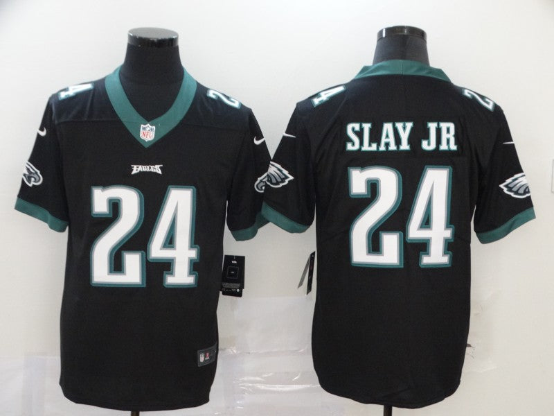Men's Philadelphia Eagles Darius Slay Jr. #24 Black Game Jersey1