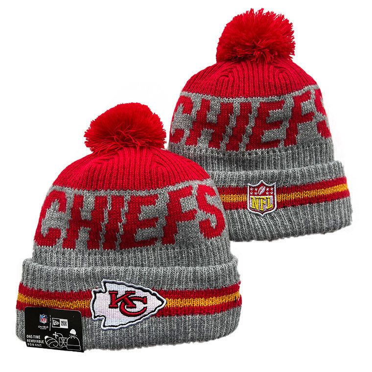 Kansas City chiefs Pom Knit Hat
