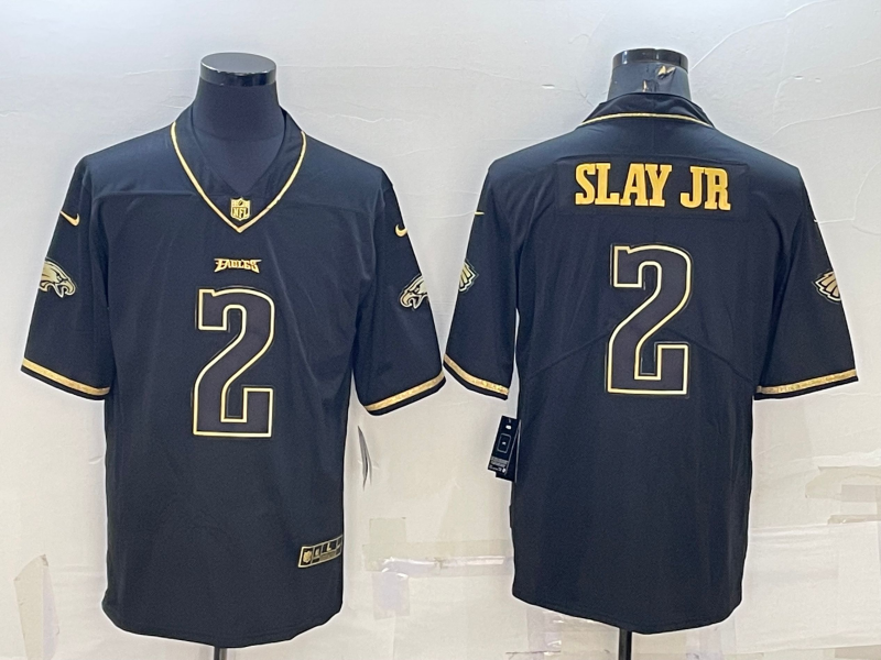 Men's Philadelphia Eagles Darius Slay Jr. #2 Black Player Jersey1