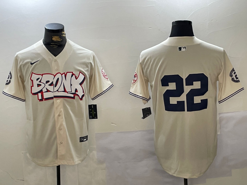 Men's New York Yankees Juan Soto #22 Cream 2024 World Series Champions City Connect Limited Player Jersey1