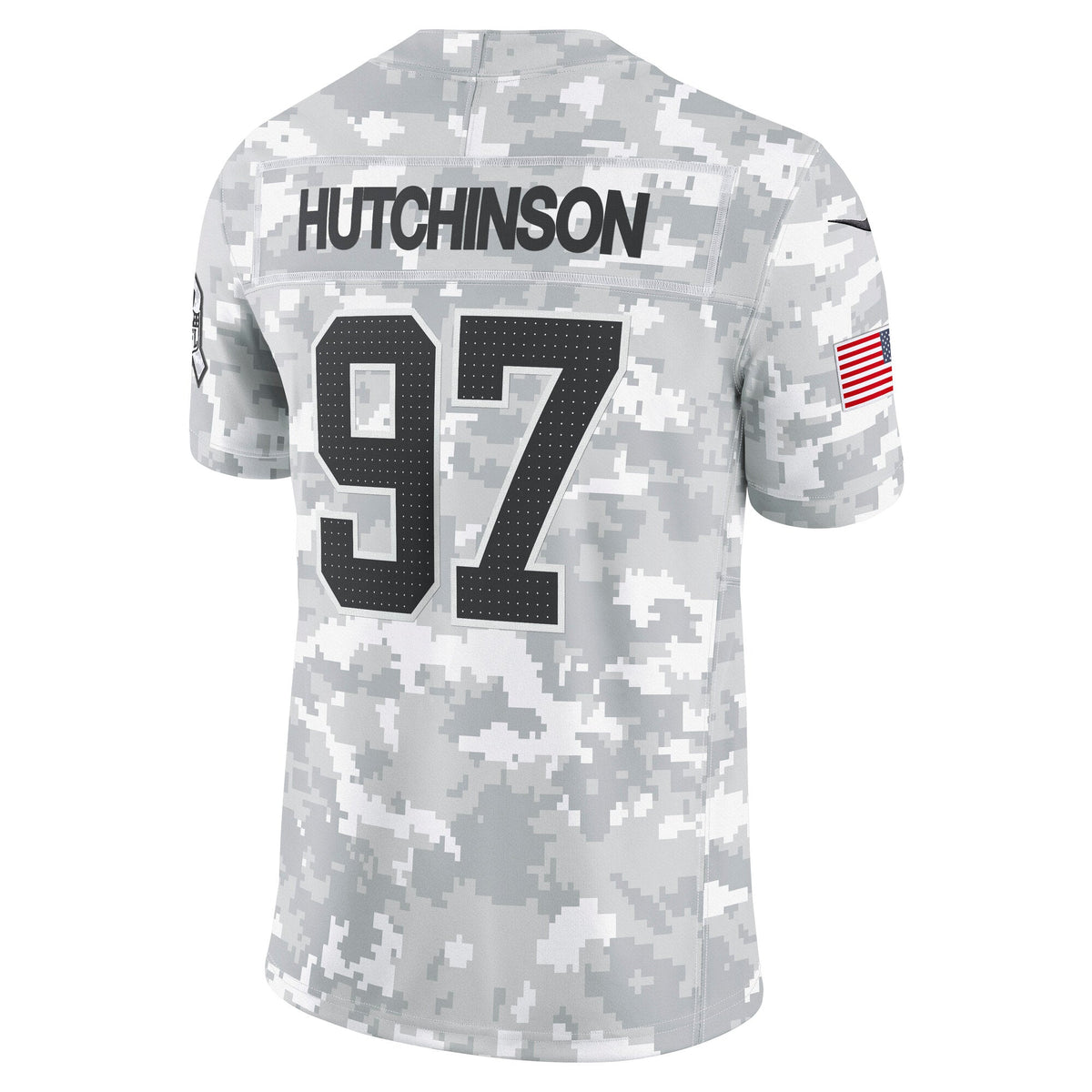 Aidan Hutchinson Detroit Lions Nike 2024 Salute to Service Limited Jersey - Arctic Camo