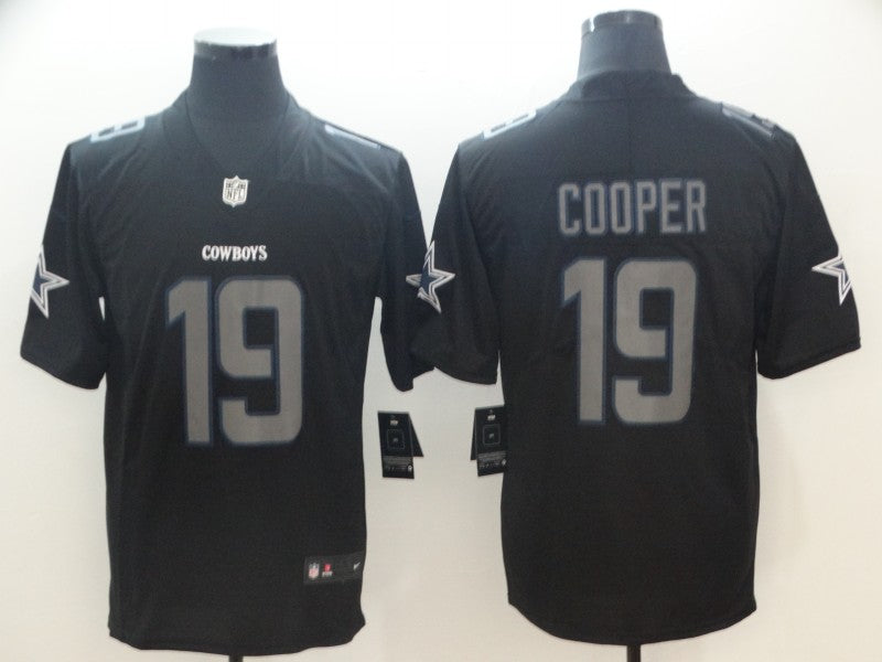 Men's Dallas Cowboys Amari Cooper #19 Black Alternate Player Game Jersey1