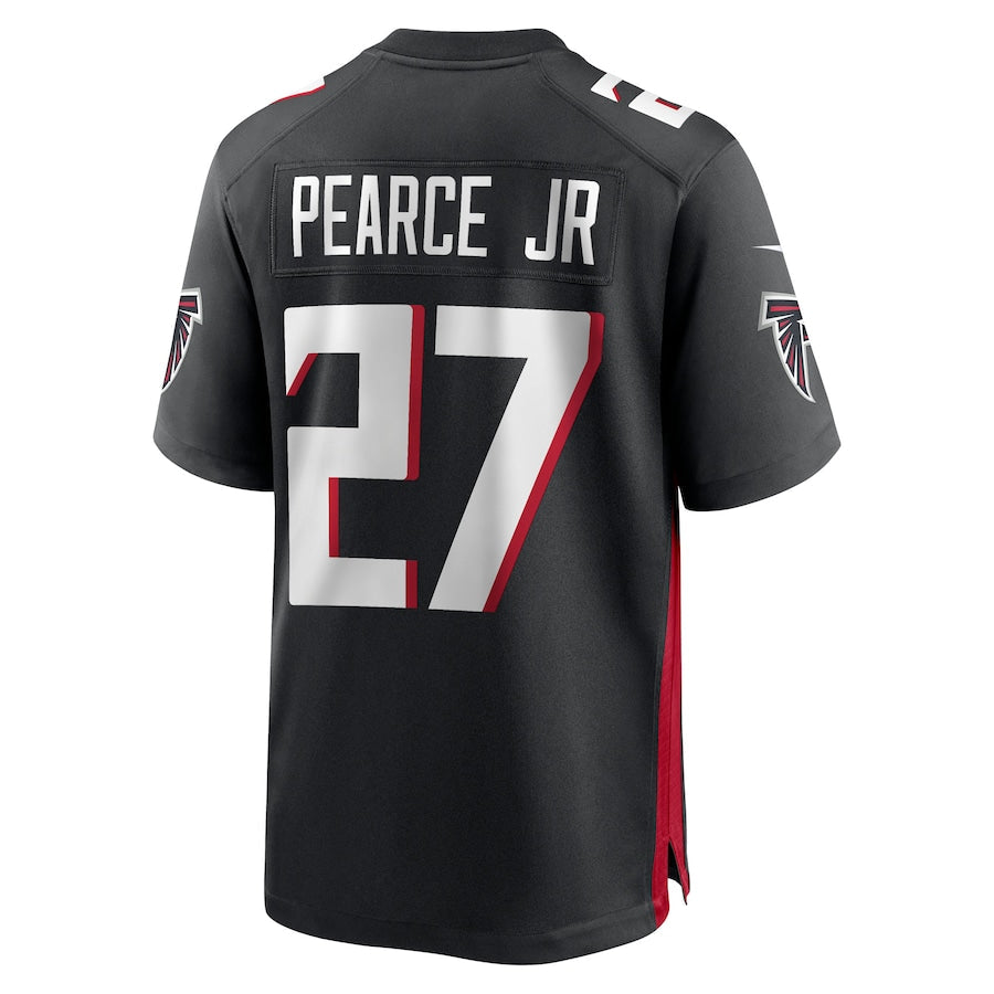 Men's Atlanta Falcons James Pearce Jr. Nike Black 2025 NFL Draft First Round Pick Game Player Jersey