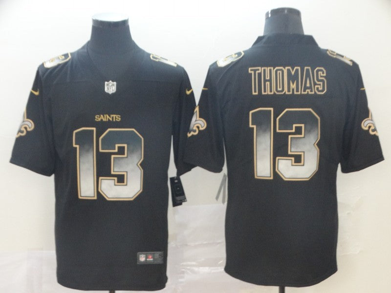 Men's New Orleans Saints #13 Michael Thomas Black Game Jersey1