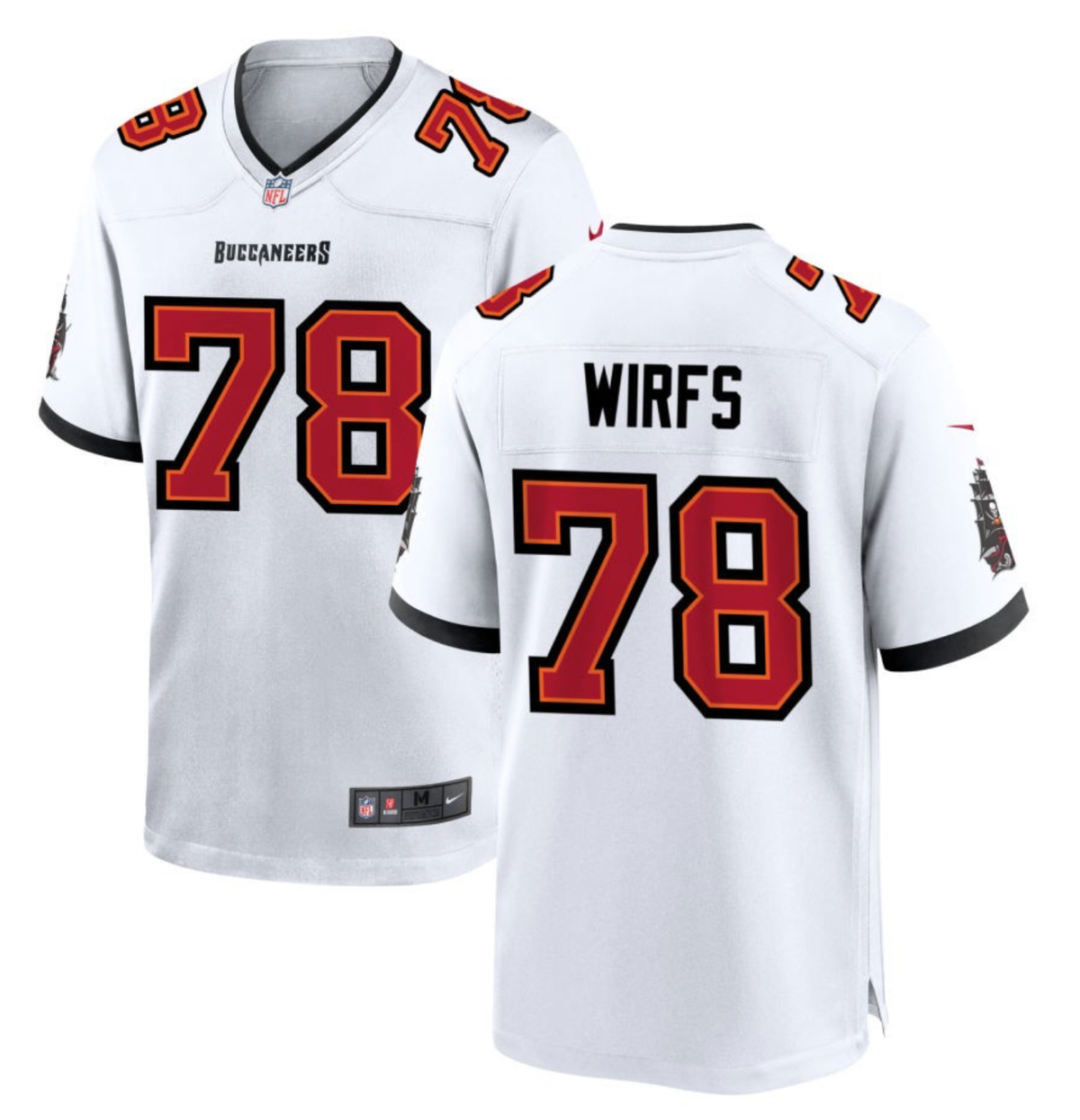 Tristan Wirfs Tampa Bay Buccaneers Jersey