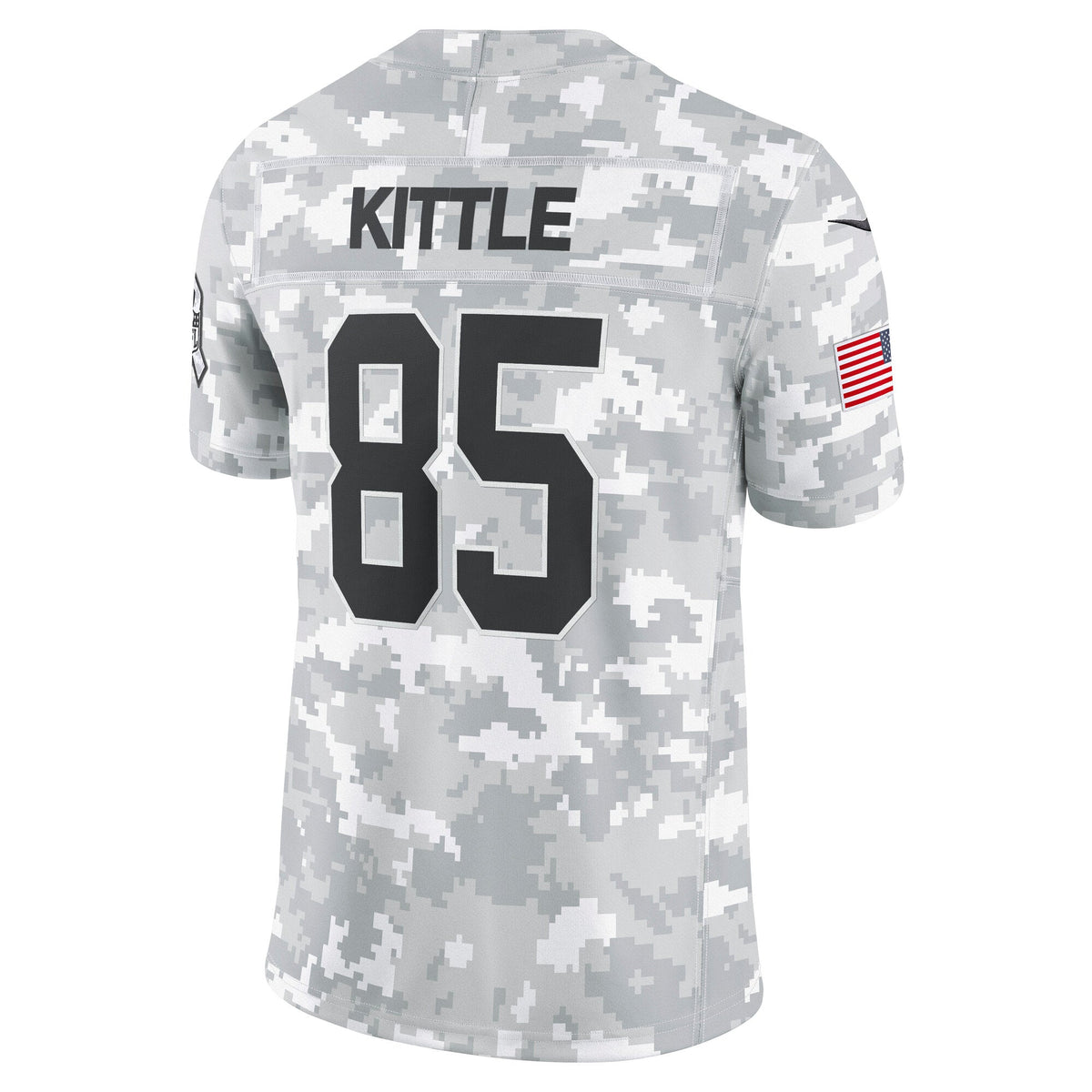 George Kittle San Francisco 49ers Nike 2024 Salute to Service Limited Jersey - Arctic Camo