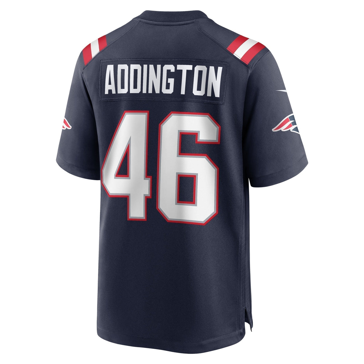 Tucker Addington New England Patriots Nike Home Game Jersey - Navy