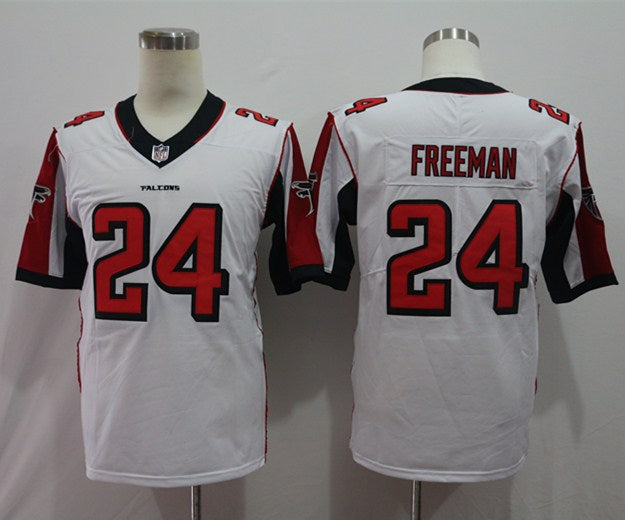 Men's Atlanta Falcons Devonta Freeman #24 White Game Jersey1