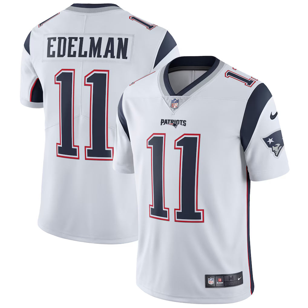 Julian Edelman New England Patriots Retired Player Jersey - White