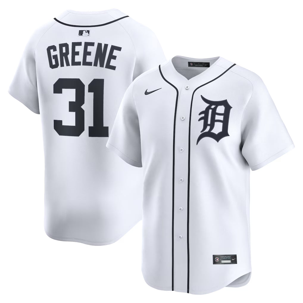 Riley Greene Detroit Tigers Home Jersey - White