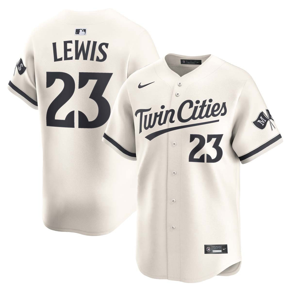 Royce Lewis Minnesota Twins Alternate Jersey - Cream