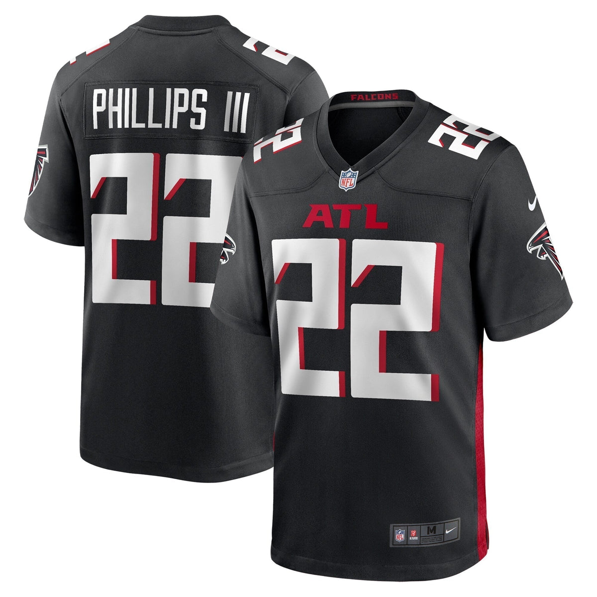 Clark Phillips III Atlanta Falcons Nike Team Game Jersey -  Black