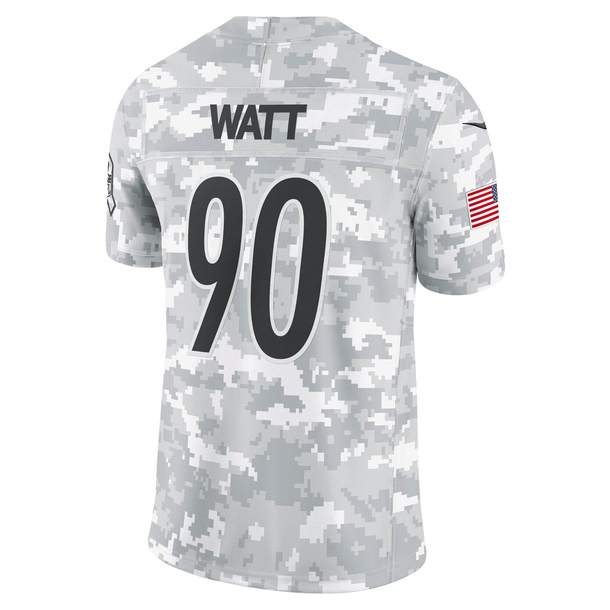 T.J. Watt Pittsburgh Steelers Nike 2024 Salute to Service Limited Jersey - Arctic Camo