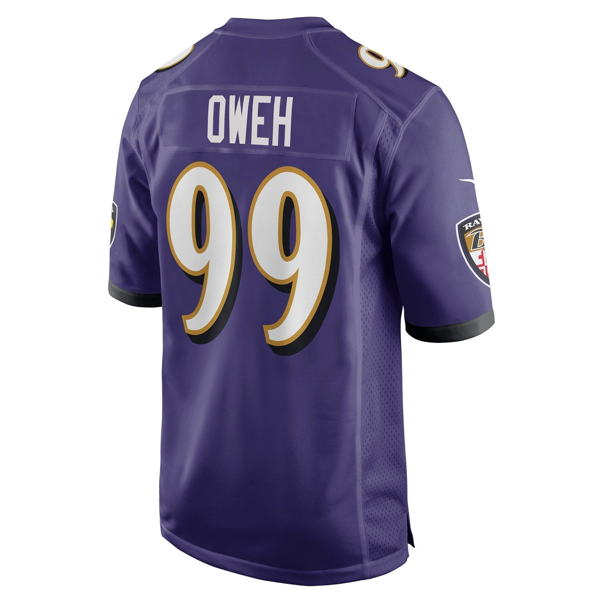 Odafe Oweh Baltimore Ravens Nike Game   Jersey - Purple