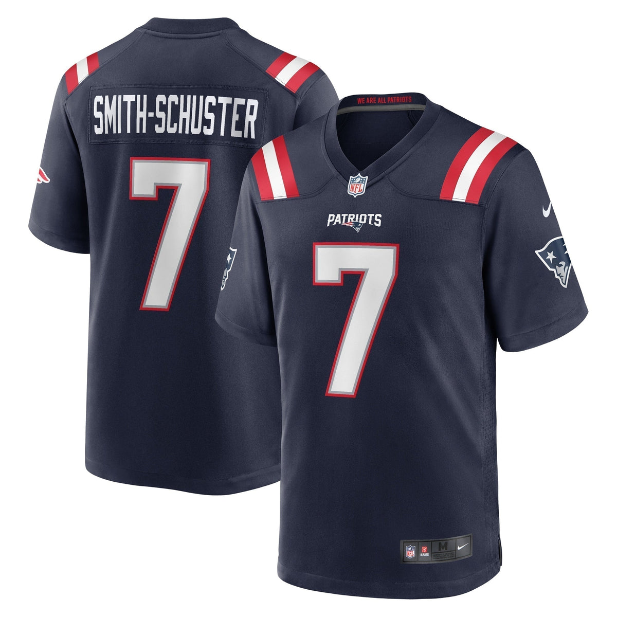 JuJu Smith-Schuster New England Patriots Nike Game   Jersey - Navy