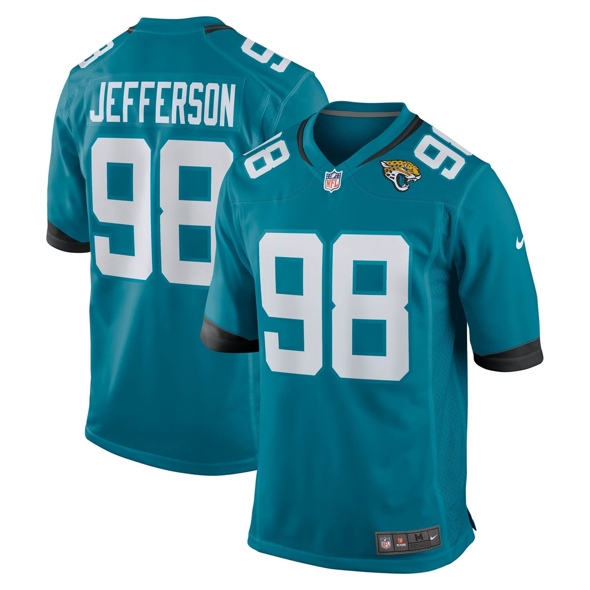Jordan Jefferson Jacksonville Jaguars Nike Team Game Jersey -  Teal