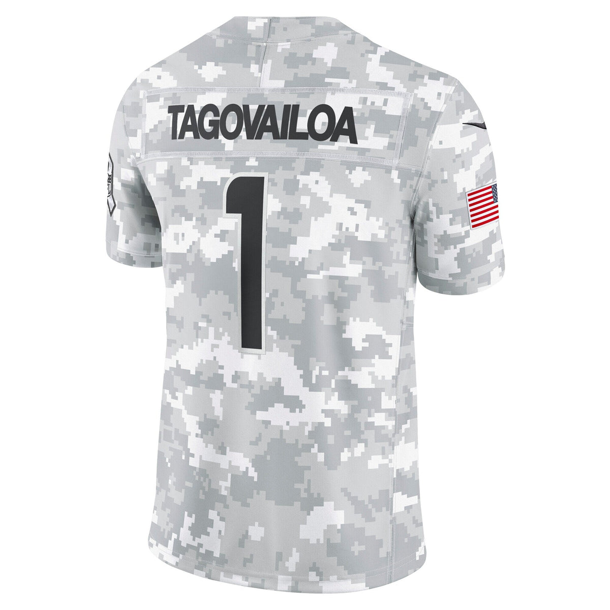 Tua Tagovailoa Miami Dolphins Nike 2024 Salute to Service Limited Jersey - Arctic Camo