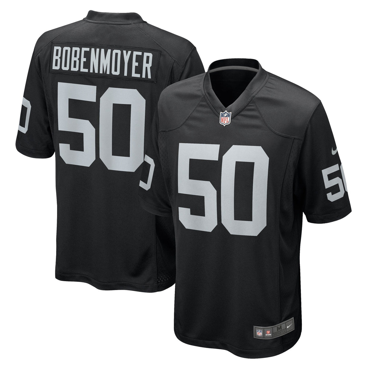 Jacob Bobenmoyer Las Vegas Raiders Nike Game   Jersey - Black