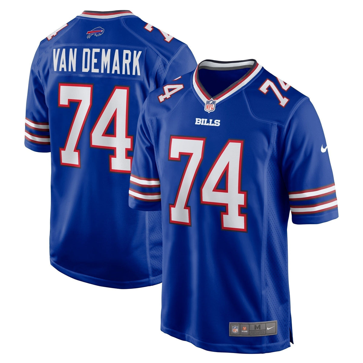 Ryan Van Demark Buffalo Bills Nike Game   Jersey - Royal
