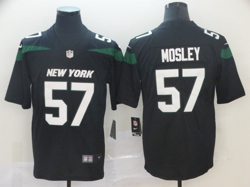Men's New York Jets C. J. Mosley #57 Black Game Jersey1