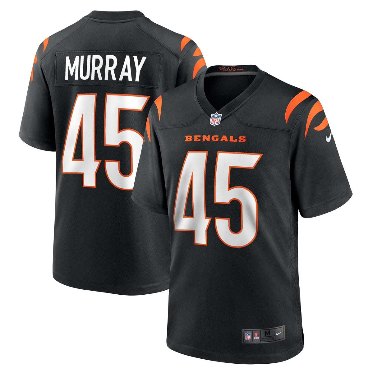 Tyler Murray Cincinnati Bengals Nike Team Game Jersey -  Black