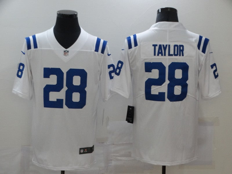 Men's Indianapolis Colts Jonathan Taylor #28 White Game Jersey1