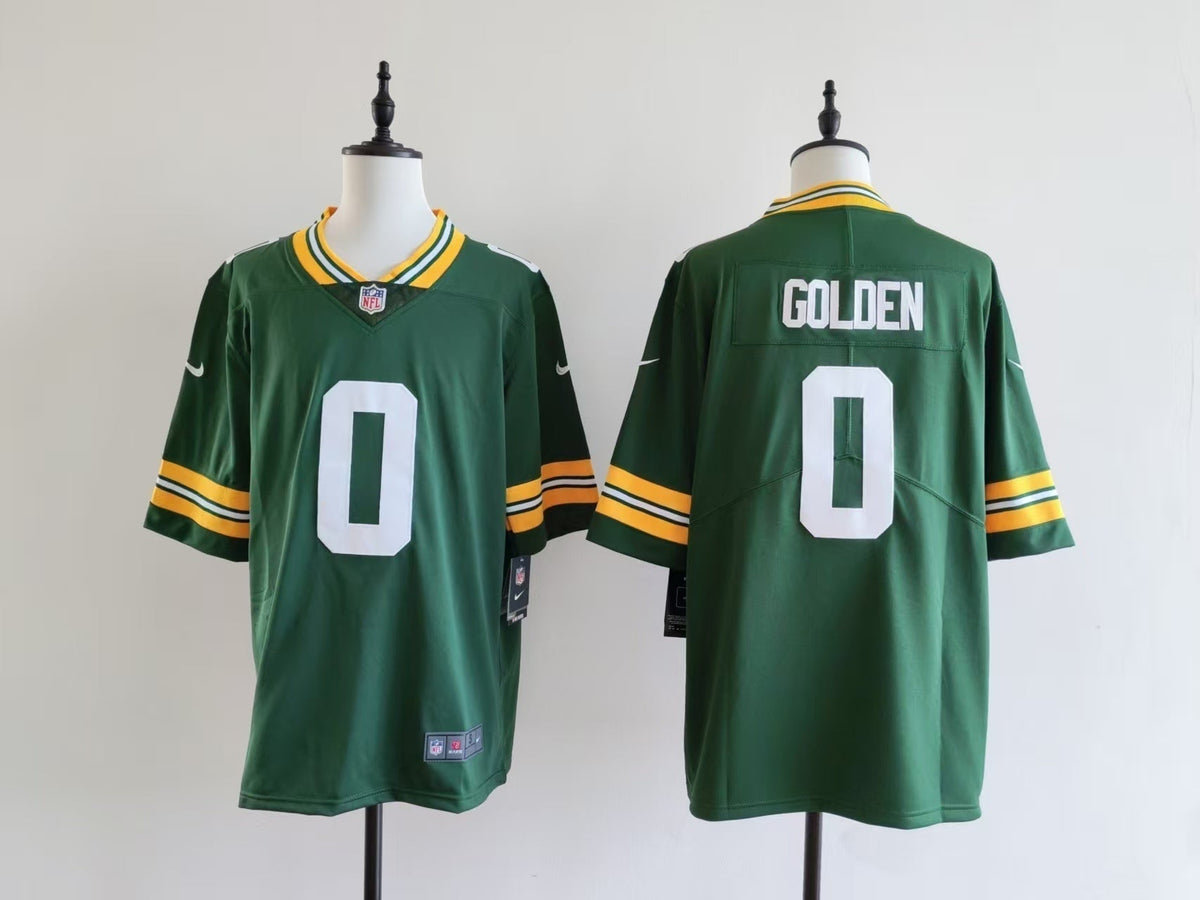 Men's Green Bay Packers Matthew Golden Nike Jersey -  Green