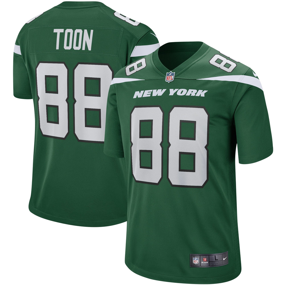 Al Toon New York Jets Nike Game Retired   Jersey - Gotham Green